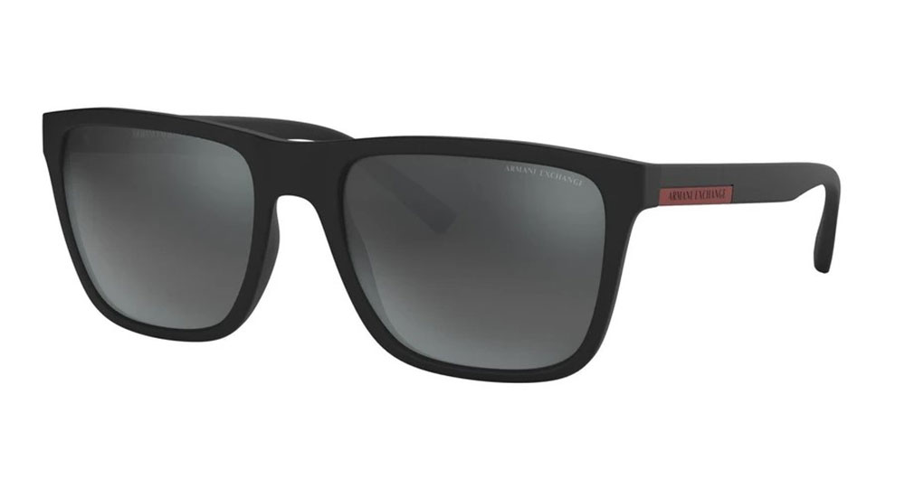 EAN 8053672955439 product image for Armani Exchange AX4080SF 8078/6G Sunglasses Men's Matte Black 57 19 145 - Lens-5 | upcitemdb.com