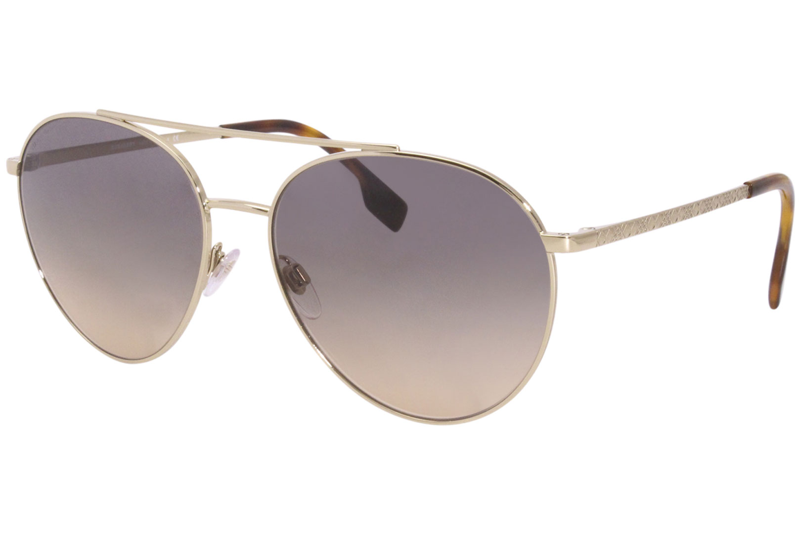 EAN 8056597168434 product image for Burberry Gloucester BE3115 1109/G9 Sunglasses Women's Gold/Brown Gradient Lenses | upcitemdb.com