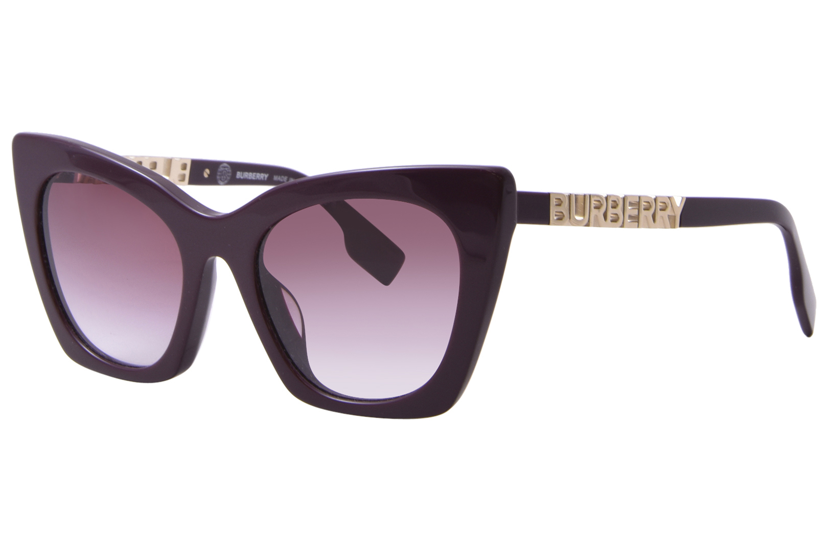 EAN 8056597726863 product image for Burberry Marianne BE4372U 39798H Sunglasses Women's Bordeaux/Violet Grad. 52mm - | upcitemdb.com