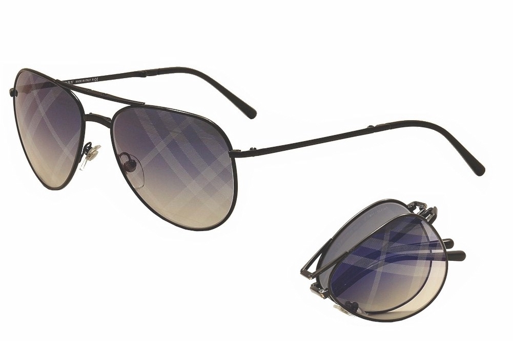 Burberry Spark B3071 B/3071 Folding Fashion Aviator Sunglasses | JoyLot.com