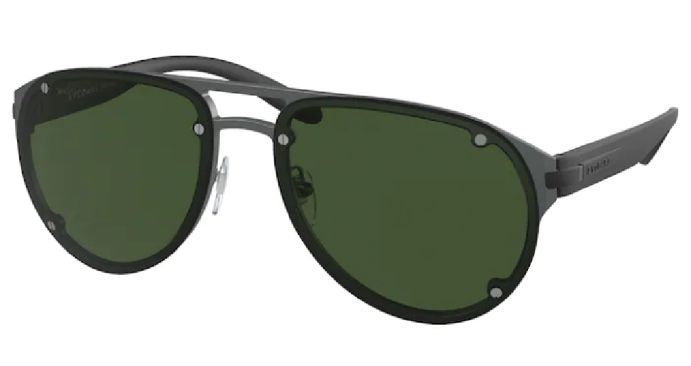 EAN 8056597510097 product image for Bvlgari BV5056 021/G6 Sunglasses Men's Matte Gunmetal Aluminium/Dark Green 60mm  | upcitemdb.com