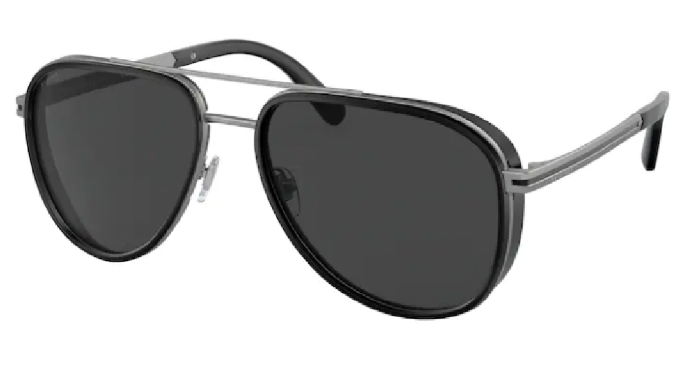 EAN 8056597719537 product image for Bvlgari BV5060 195/48 Sunglasses Men's Matte Gunmetal/Polarized Black Pilot 57mm | upcitemdb.com