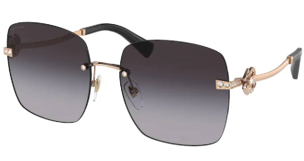 EAN 8056597617369 product image for Bvlgari BV6173B 20148G Sunglasses Women's Pink Gold/Grey Gradient 58 17 140 - Le | upcitemdb.com