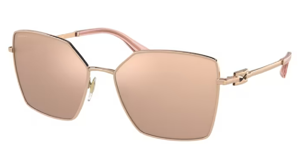 EAN 8056597612937 product image for Bvlgari BV6175 20140W Sunglasses Women's Pink Gold/Clear Mirror Real Rose Gold - | upcitemdb.com