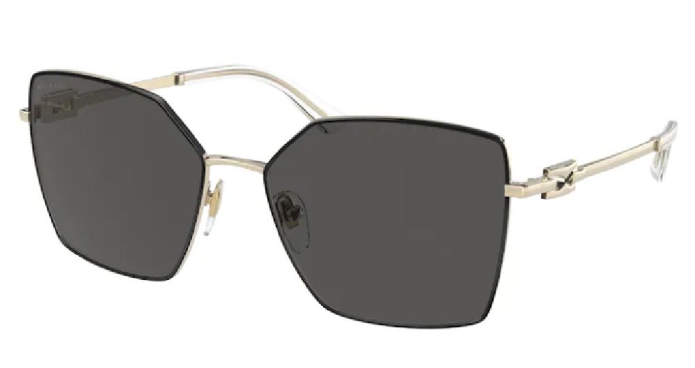 EAN 8056597613002 product image for Bvlgari BV6175 202387 Sunglasses Women's Pink Gold Black/Dark Grey 58 18 140 - L | upcitemdb.com