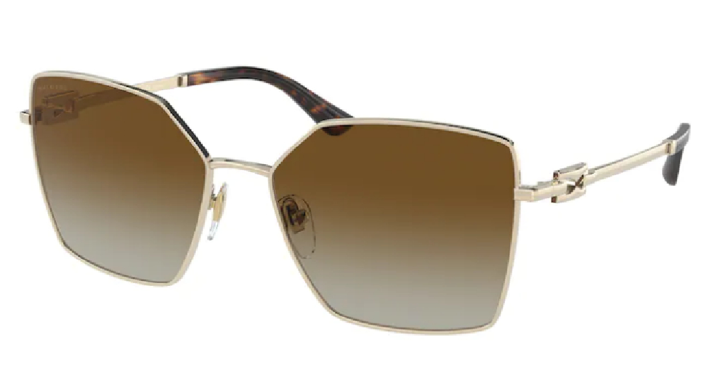 EAN 8056597613019 product image for Bvlgari BV6175 278/T5 Sunglasses Women's Pale Gold/Brown Gradient Polarized 58mm | upcitemdb.com