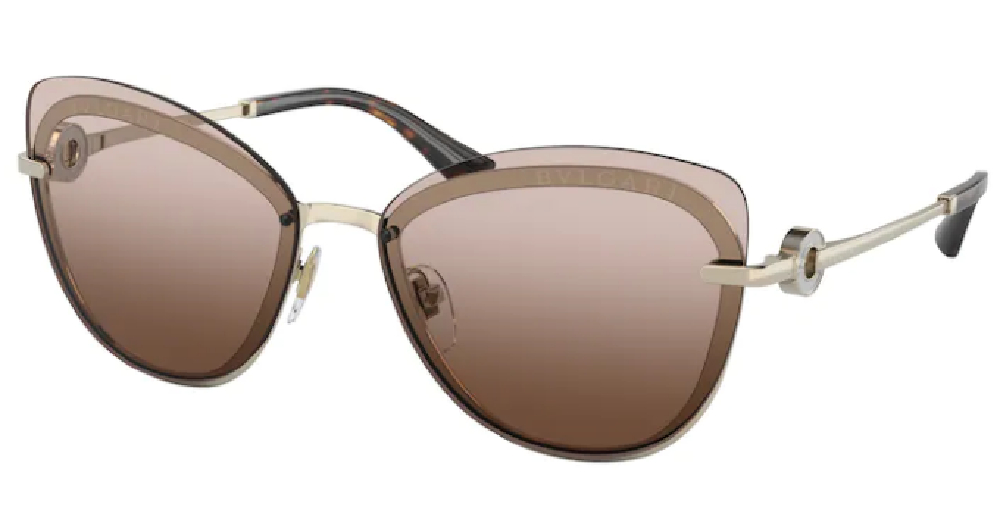 EAN 8056597714082 product image for Bvlgari BV6182B 278/13 Sunglasses Women's Pale Gold/Brown Gradient 60 15 140 - L | upcitemdb.com