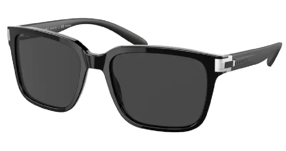 EAN 8056597607025 product image for Bvlgari BV7036 501/48 Sunglasses Men's Black/Polarized Black Rectangle 56 18 145 | upcitemdb.com