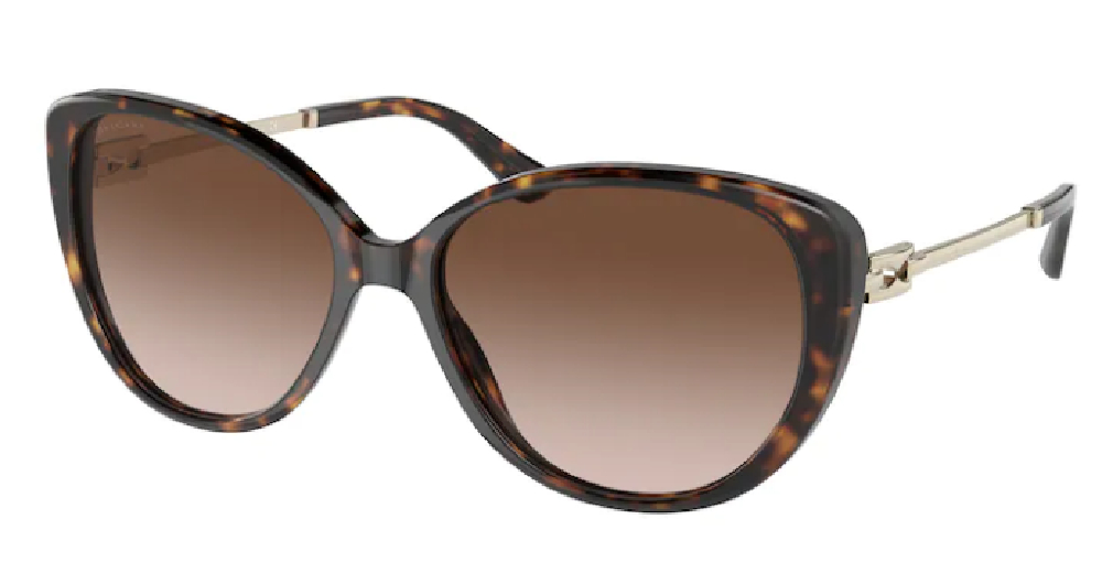 EAN 8056597616881 product image for Bvlgari BV8244 504/13 Sunglasses Women's Havana/Brown Gradient Cat Eye 56 16 140 | upcitemdb.com