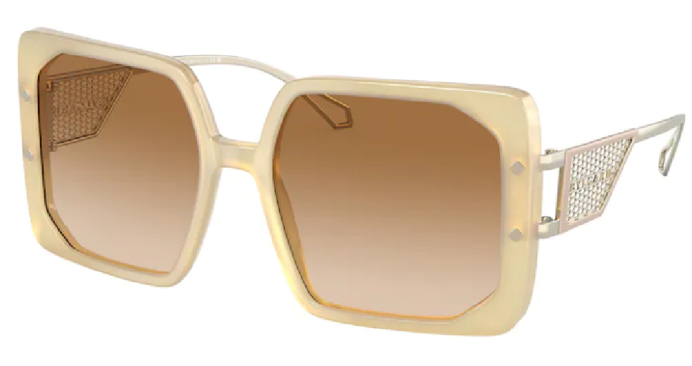 EAN 8056597751292 product image for Bvlgari BV8254 55238D Sunglasses Women's Opal Butter/Brown Gradient 55 18 140 -  | upcitemdb.com