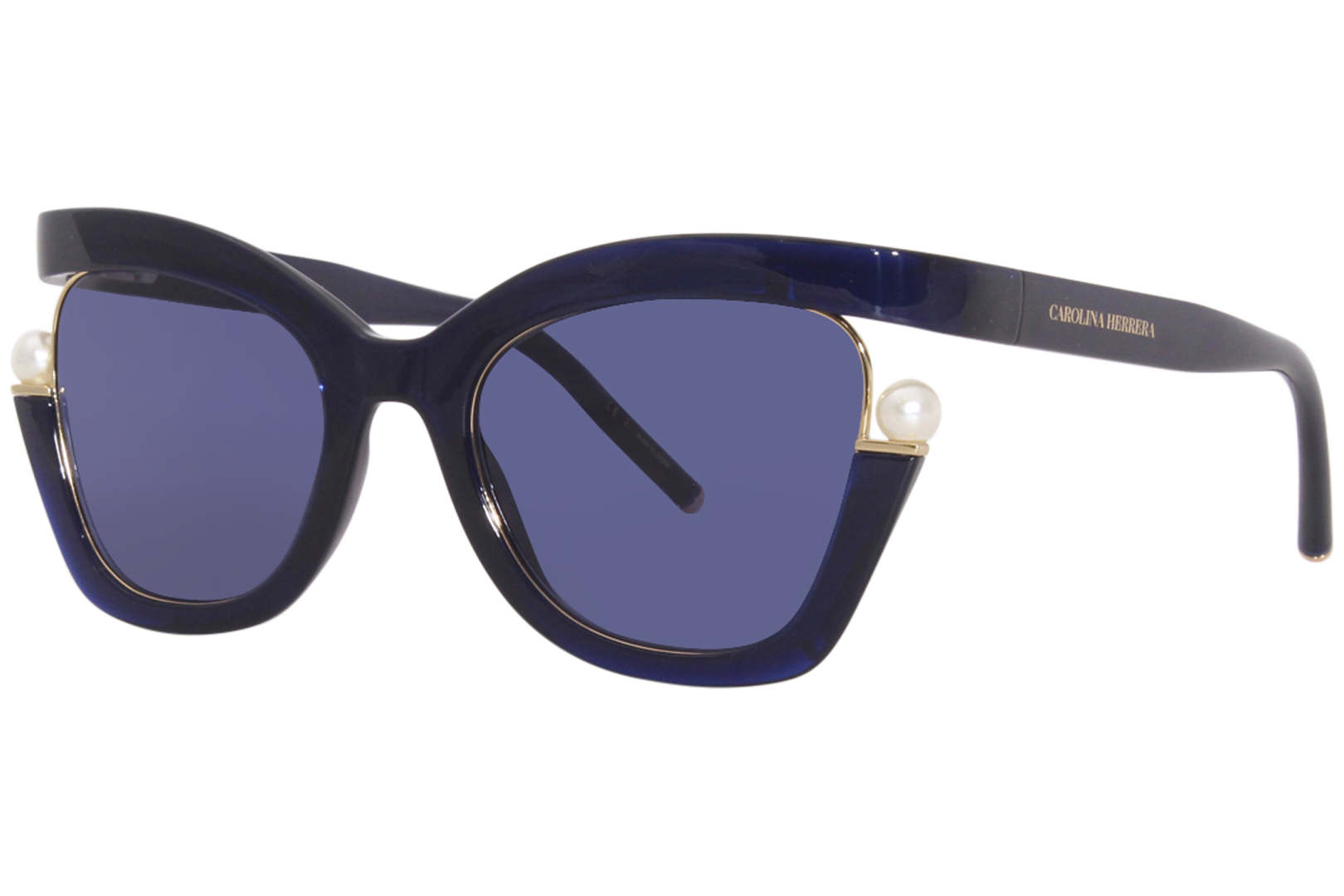 UPC 716736713199 product image for Carolina Herrera CH/0002/S PJP/KU Sunglasses Women's Blue/Blue Cat Eye 53 21 140 | upcitemdb.com