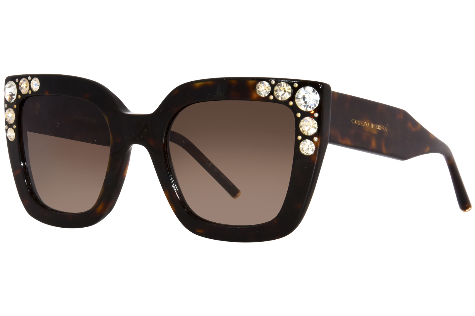 UPC 716736802220 product image for Carolina Herrera Her 0130/S 086HA Sunglasses Women's Havana/Gemstones/Brown 52mm | upcitemdb.com