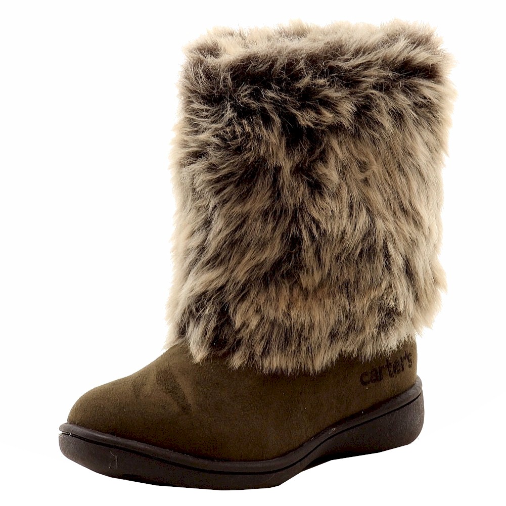 toddlers fur boots