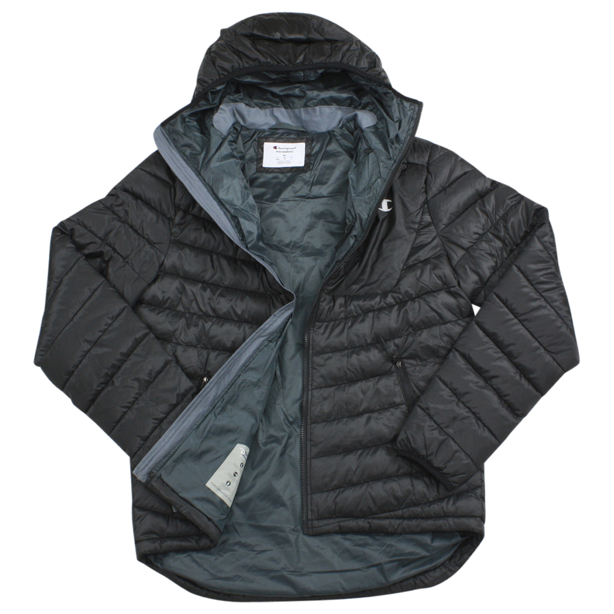 Champion Men's Packable Performance Insulated Hooded Jacket | JoyLot.com