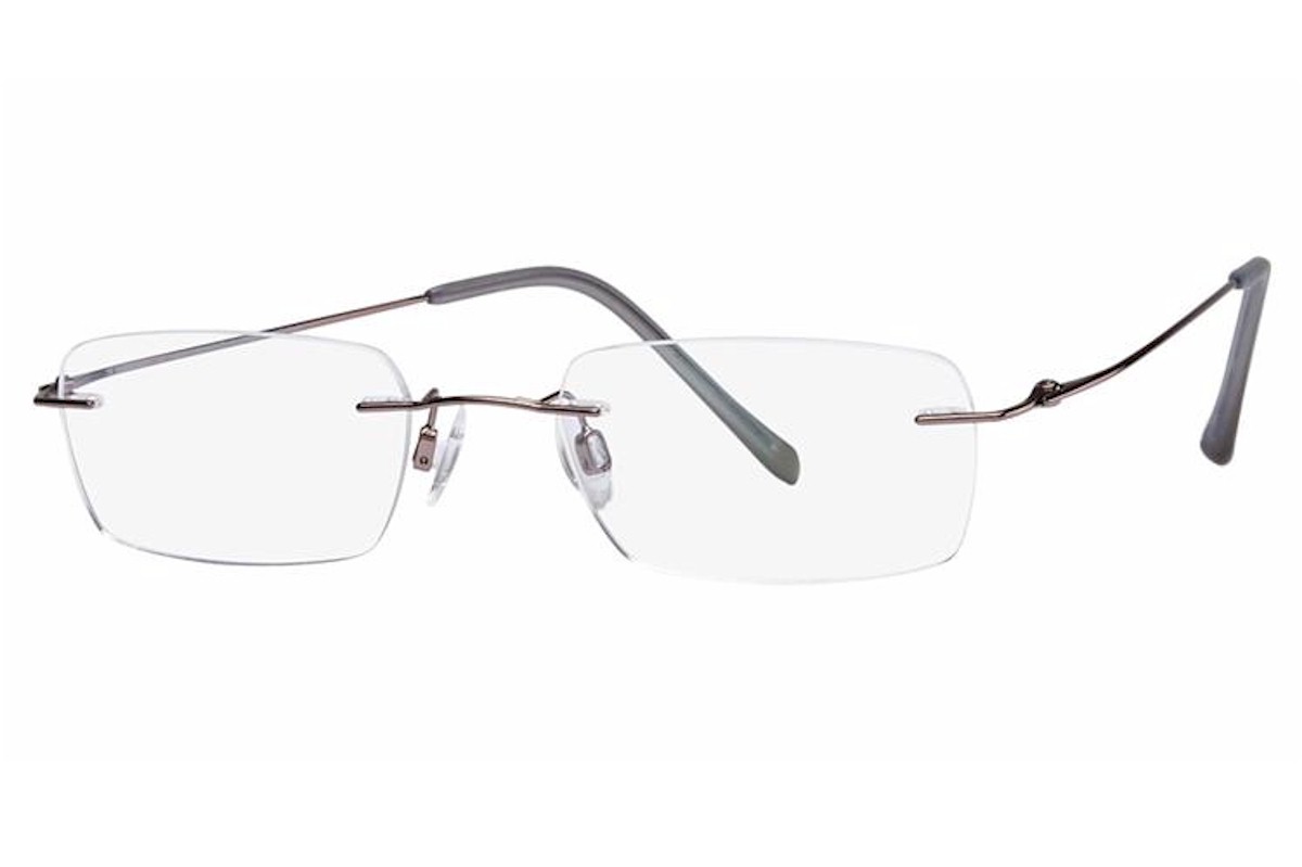 Charmant Men S Eyeglasses Ti8333e Ti 8333e Titanium Rimless Optical Frame