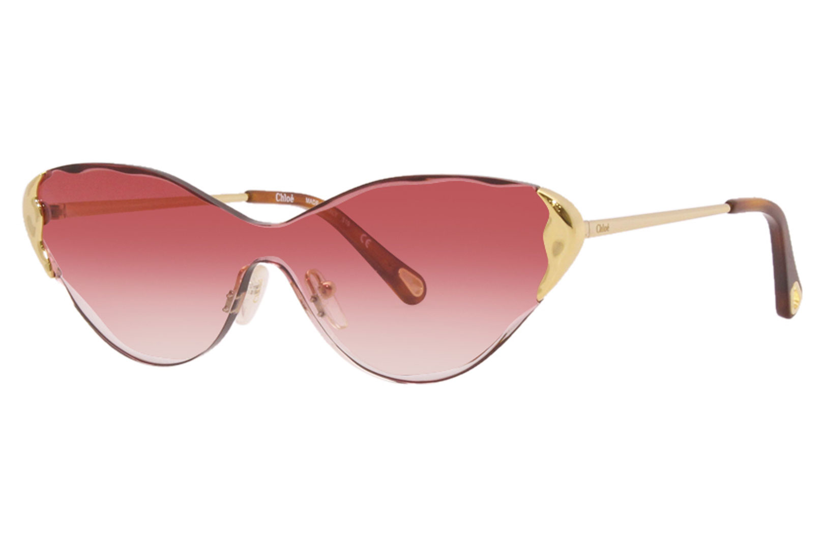 UPC 886895421720 product image for Chloe Sunglasses Women's CE163S 823 Gold/Pink Gradient 60 20 140mm - Lens-60 Bri | upcitemdb.com