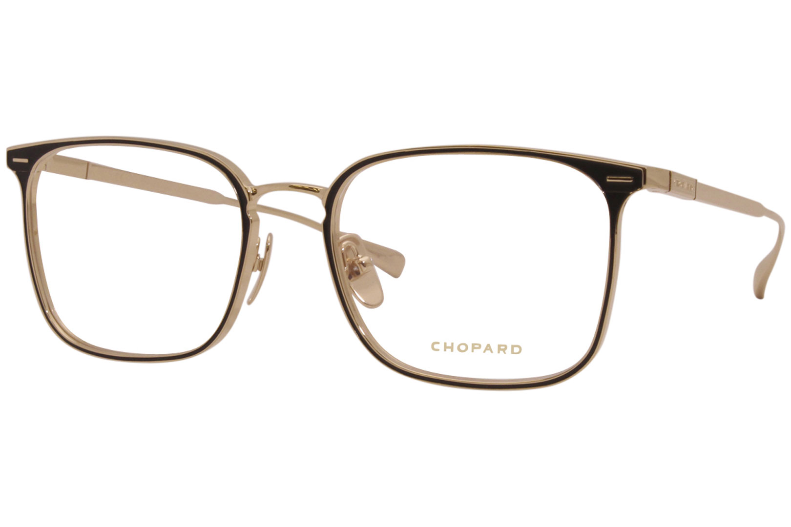 Chopard Eyeglasses Men s VCHD22M 0302 Gold Black Titanium 54 19