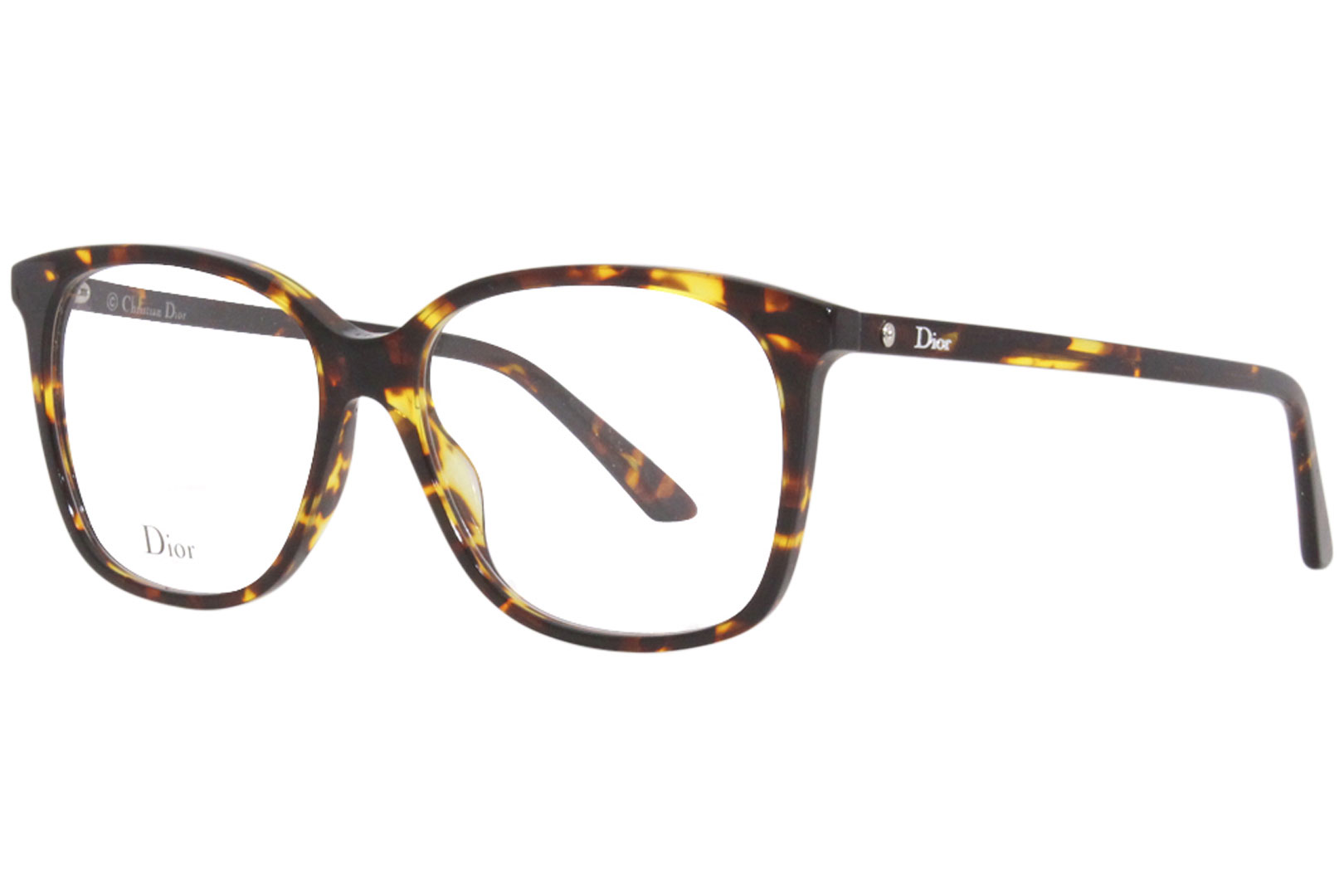 UPC 716736053202 product image for Christian Dior Eyeglasses Men's Montaigne55 P65 Brown Yellow Havana 54 15 145mm  | upcitemdb.com