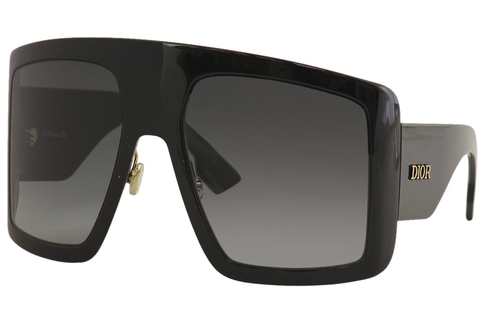 dior square sunglasses black