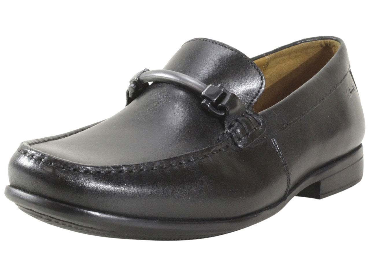 clarks star stride black leather