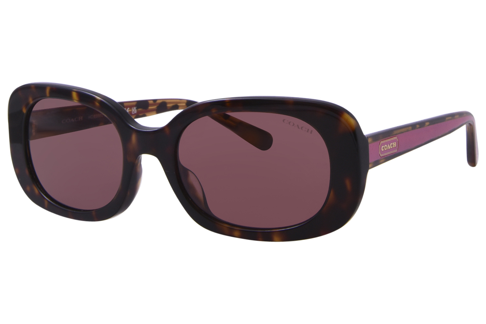 UPC 725125387415 product image for Coach CD471 HC8358U 512069 Sunglasses Women's Dark Tortoise/Violet Solid 54mm -  | upcitemdb.com