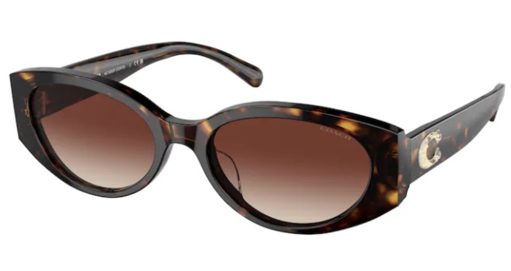 UPC 725125387323 product image for Coach CD473 HC8353U 512013 Sunglasses Women's Dark Tortoise/Brown Gradient 54mm  | upcitemdb.com