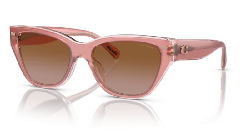 UPC 725125393812 product image for Coach CH571 HC8370U 574313 Sunglasses Women's Milky Pink/Brown Gradient 54mm - L | upcitemdb.com