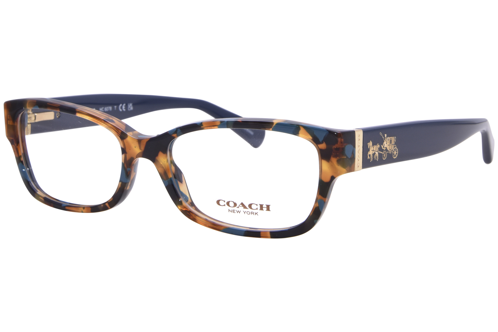 UPC 725125948623 product image for Coach Eyeglasses Women's HC6078 5337 Teal Confetti Tortoise 52 16 135mm - Turquo | upcitemdb.com