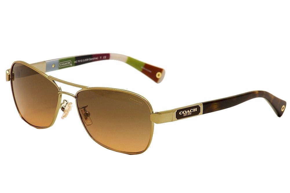 Coach Women's Caroline HC7012 HC/7012 Pilot Sunglasses | JoyLot.com