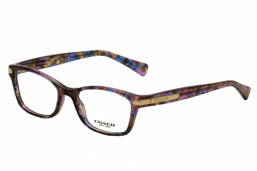 UPC 725125932219 product image for Coach HC6065 5288 Eyeglasses Women's Purple Confetti Tortoise Full Rim 51 17 135 | upcitemdb.com