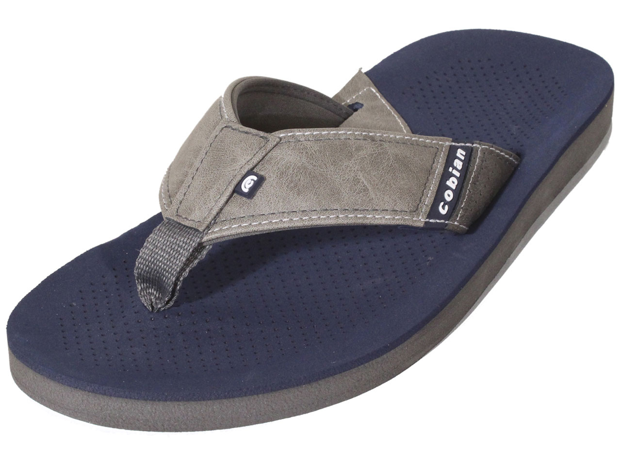 Cobian Men's Sumo-Terra Flip-Flops Black Sandal Shoes