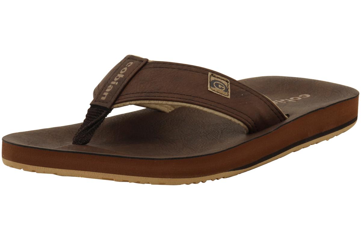 Cobian Men's Sumo-Terra Flip-Flops Black Sandal Shoes