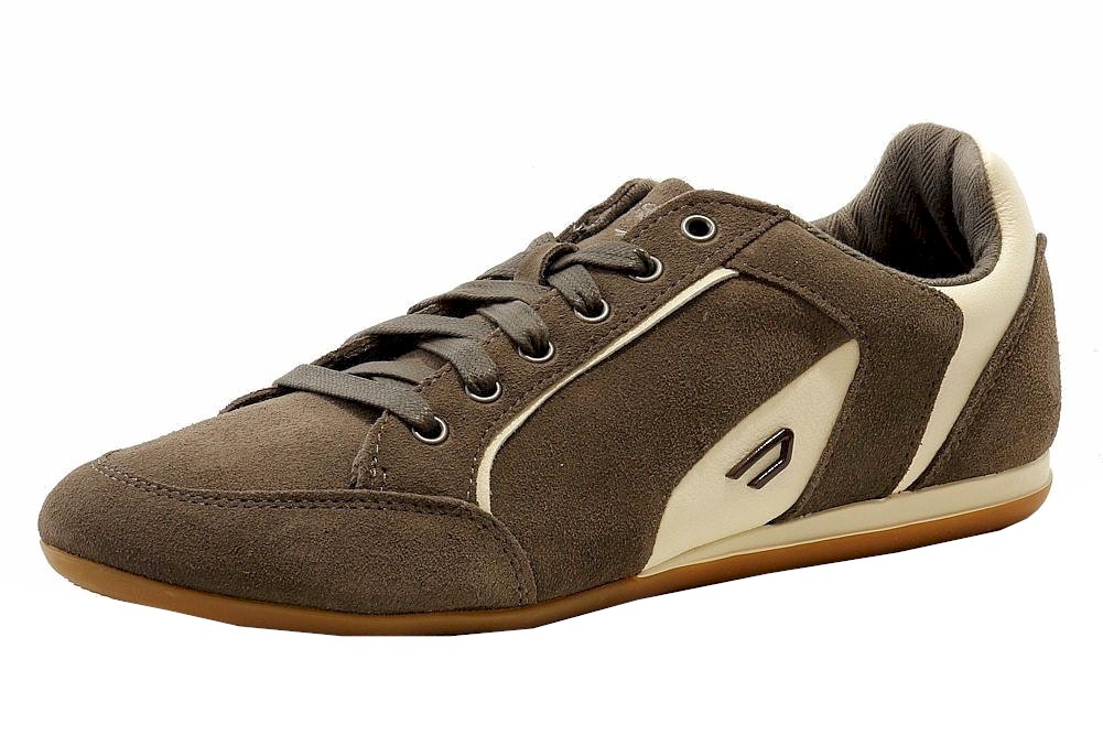 Diesel Men's Wanted Suede/Leather Sneakers Shoes | JoyLot.com