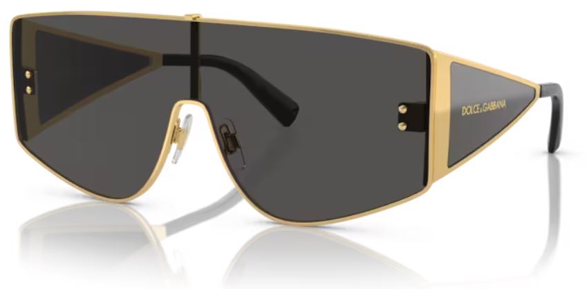 EAN 8056262065907 product image for Dolce & Gabbana DG2305 02/87 Sunglasses Men's Gold/Dark Grey 44 144 145 - Lens-4 | upcitemdb.com