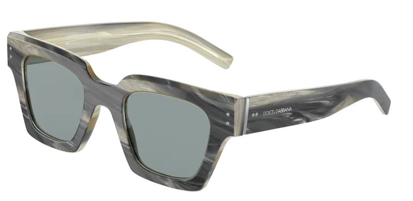 EAN 8056597757768 product image for Dolce & Gabbana DG4413 339087 Sunglasses Men's Grey Horn/Dark Grey 48 23 145mm - | upcitemdb.com