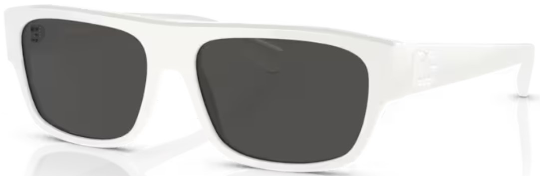 EAN 8056597926423 product image for Dolce & Gabbana DG4455 501/87 Sunglasses Men's White/Dark Grey 57 16 145 - Lens- | upcitemdb.com