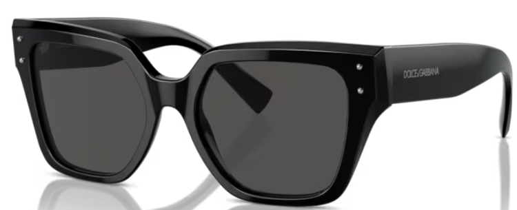 EAN 8056262061879 product image for Dolce & Gabbana DG4471 501/87 Sunglasses Women's Black/Dark Grey 52 17 145 - Len | upcitemdb.com