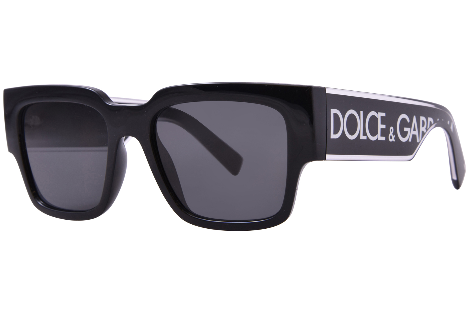 EAN 8056597845380 product image for Dolce & Gabbana DG6184 501/87 Sunglasses Black/Dark Grey 52 18 145 - Lens-52 Bri | upcitemdb.com