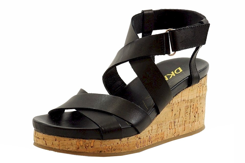 dkny wedge flip flops