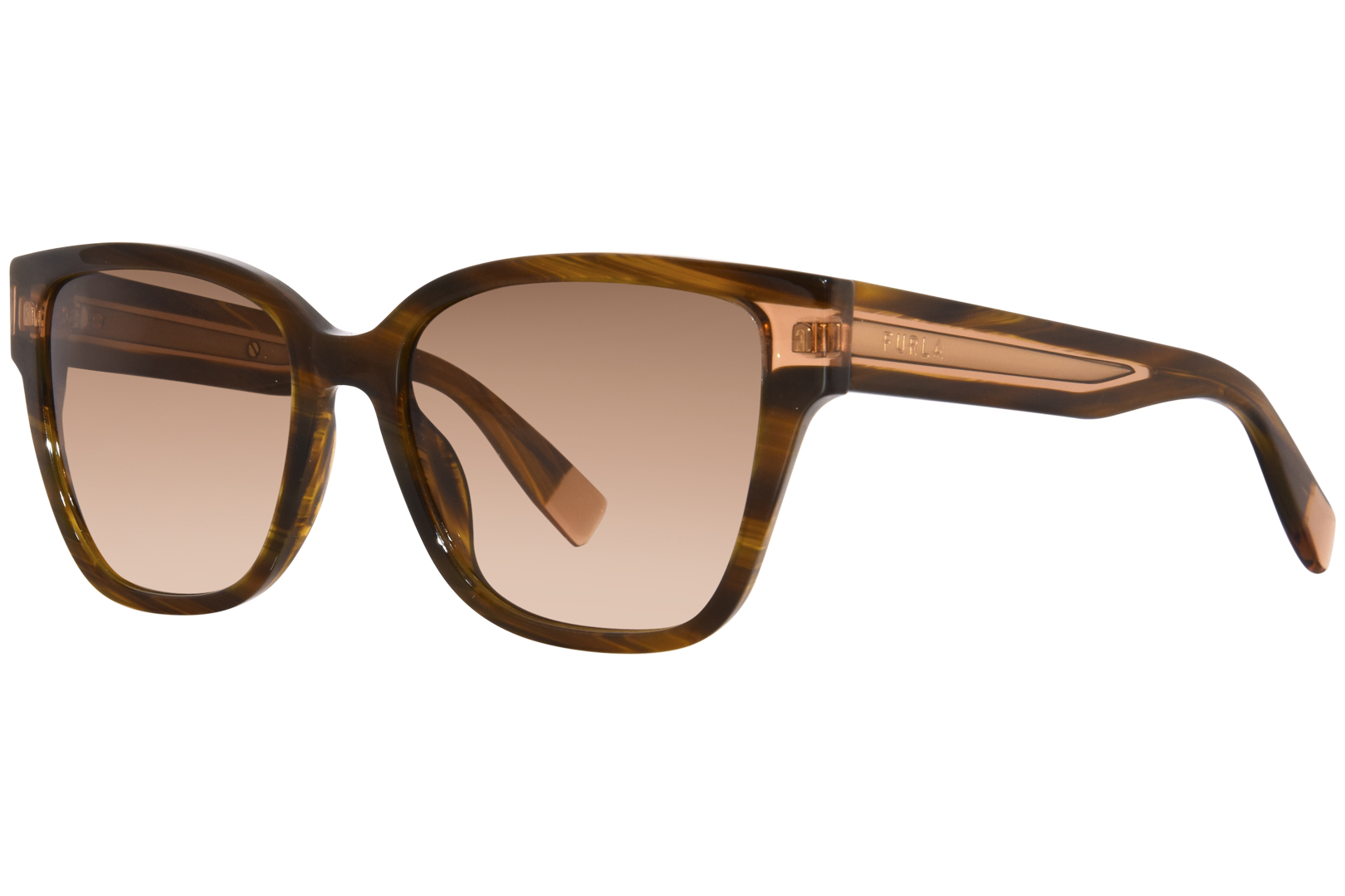 UPC 190605367797 product image for Furla SFU592V 06YH Sunglasses Women's Brown/Brown Gradient Cat Eye 54 18 135 - L | upcitemdb.com