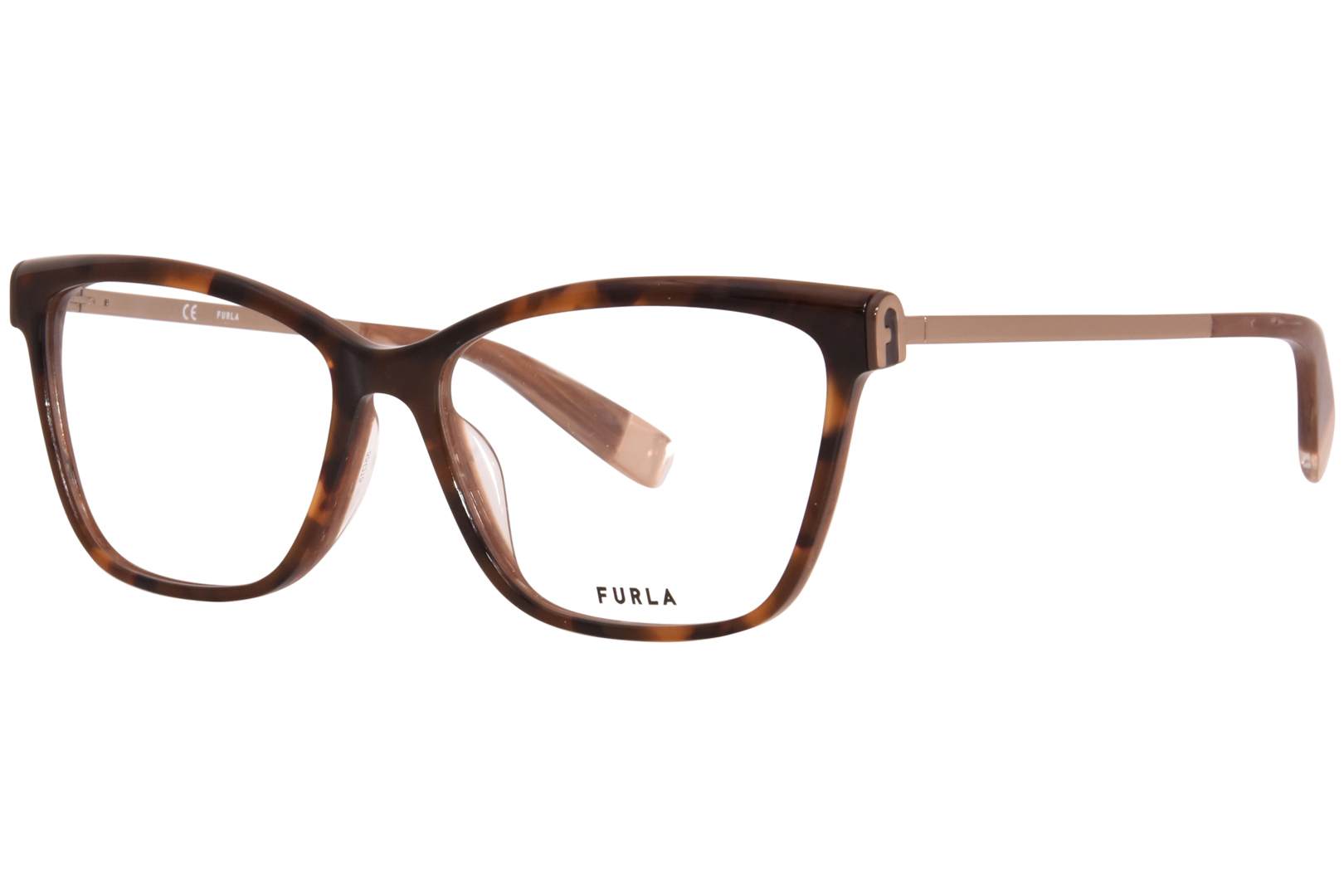 UPC 190605396339 product image for Furla VFU631 09WY Eyeglasses Women's Light Havana Top/Brown Full Rim 55mm - Lens | upcitemdb.com