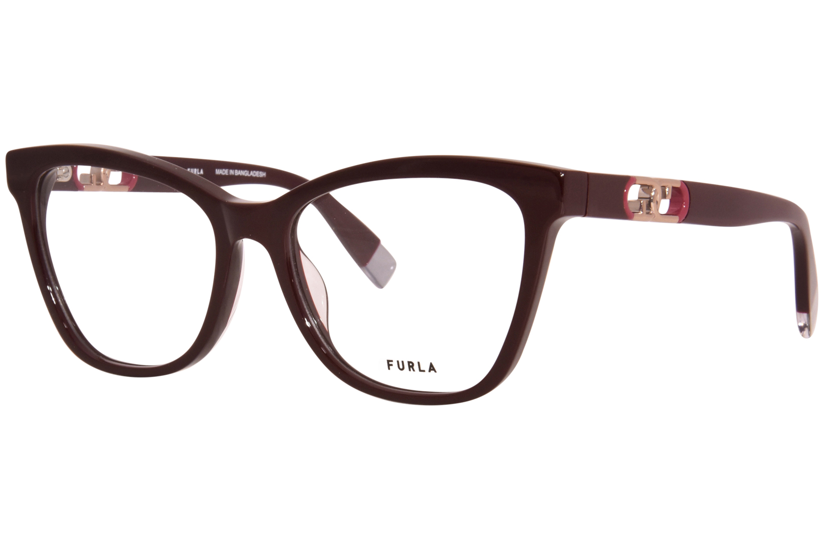 UPC 190605395066 product image for Furla VFU633 0G96 Eyeglasses Women's Bordeaux Full Rim Square Shape 53 16 135 -  | upcitemdb.com