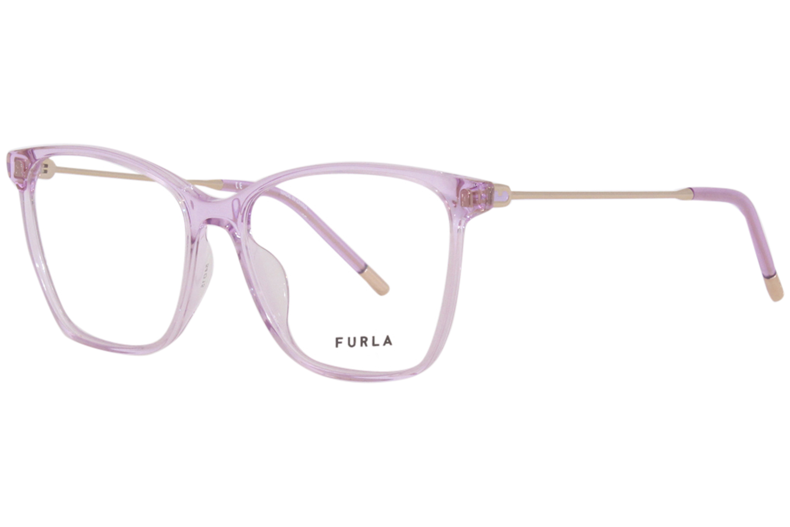 UPC 190605395158 product image for Furla VFU635 0C52 Eyeglasses Women's Transparent Lilac Full Rim 54 15 140 - Purp | upcitemdb.com