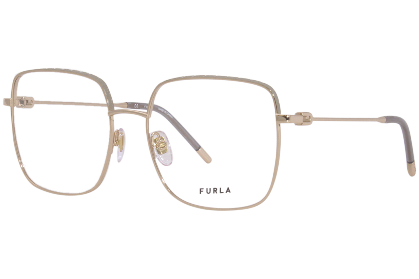 UPC 190605395332 product image for Furla VFU638 0A93 Eyeglasses Women's Rose Gold/Colors Full Rim 56 18 140 - Lens- | upcitemdb.com