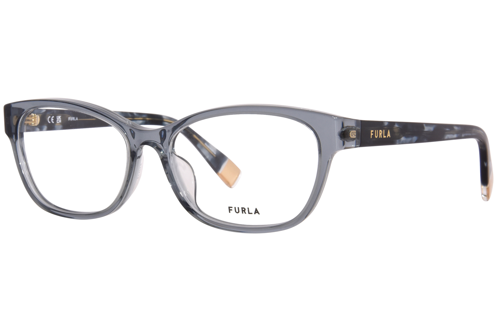 UPC 190605451779 product image for Furla VFU670 09AB Eyeglasses Women's Water Green Full Rim 53 15 135 - Lens-53 Br | upcitemdb.com