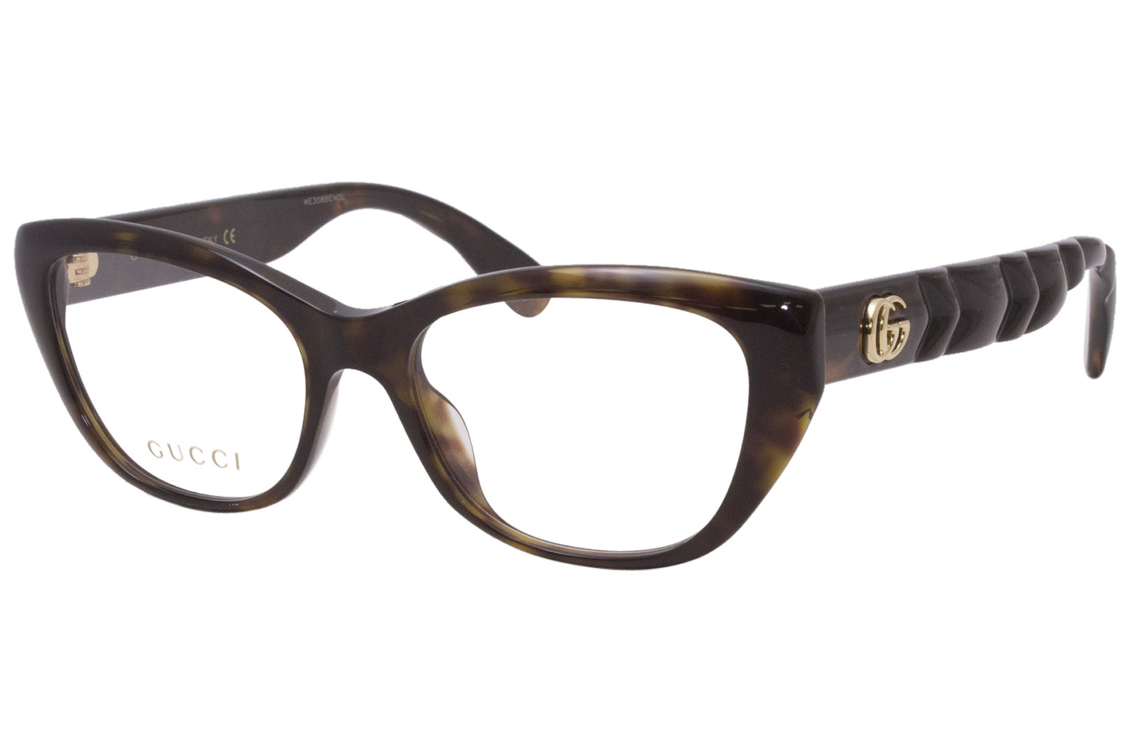 Gucci Gg0813o Eyeglasses Womens Full Rim Cat Eye Optical Frame 