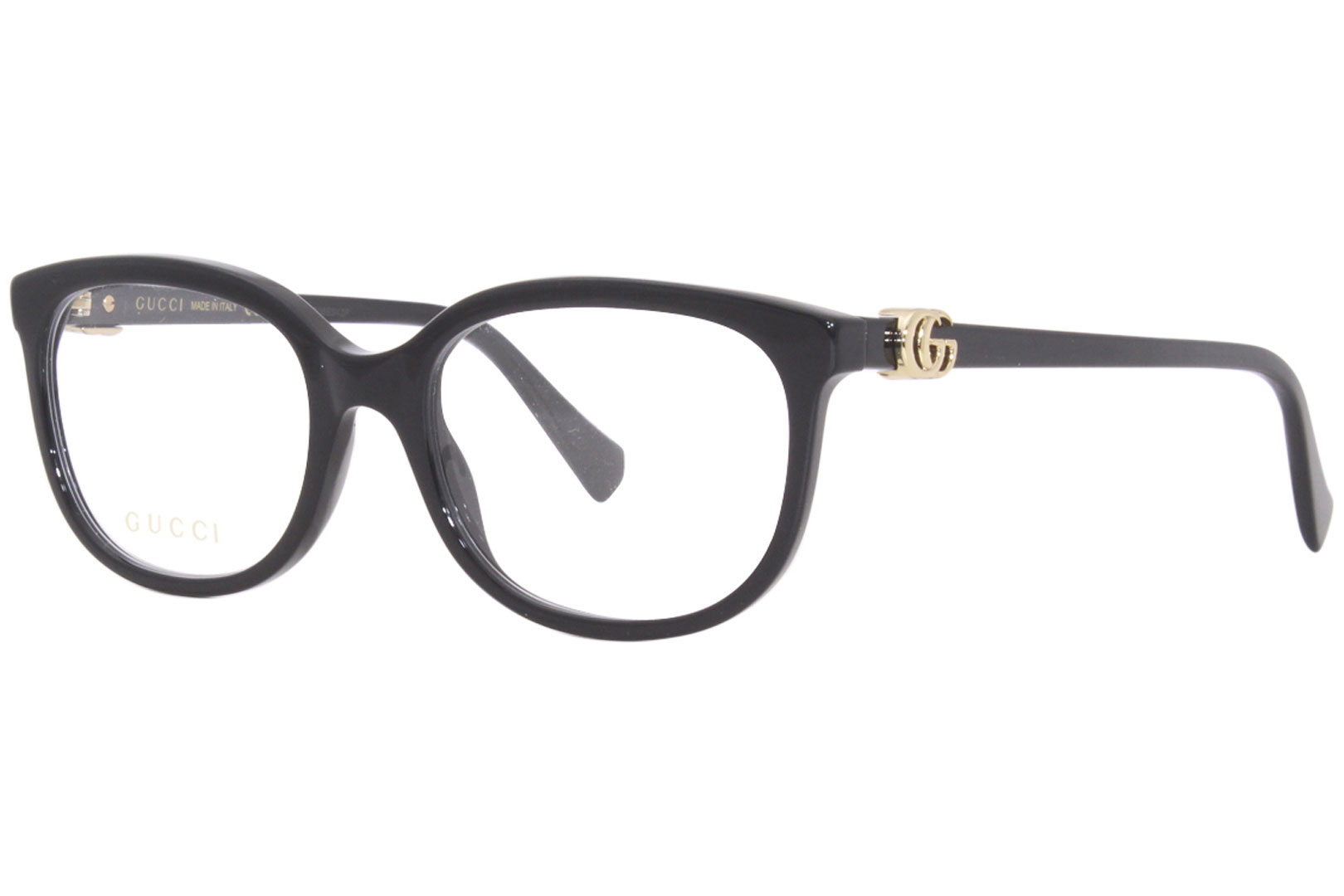 Gucci GG1075O Eyeglasses Women's Full Rim Cat Eye | JoyLot.com