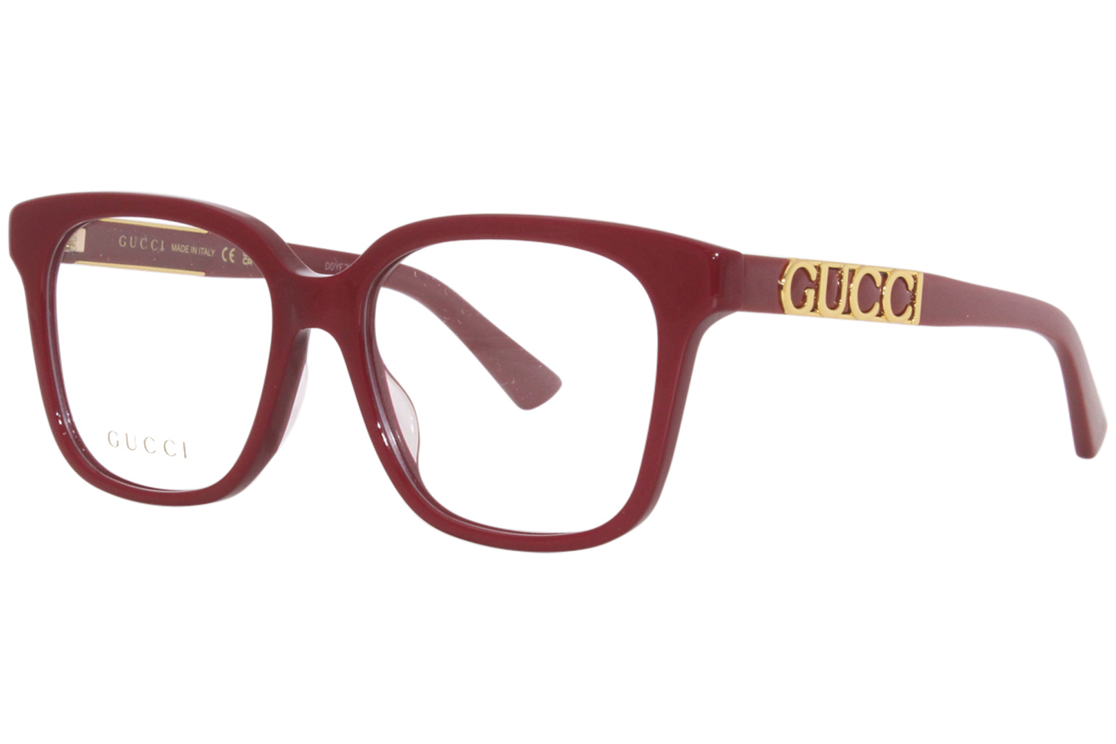 UPC 889652394428 product image for Gucci GG1192O 006 Eyeglasses Women's Red Full Rim Square Shape 53 16 140 - Lens- | upcitemdb.com