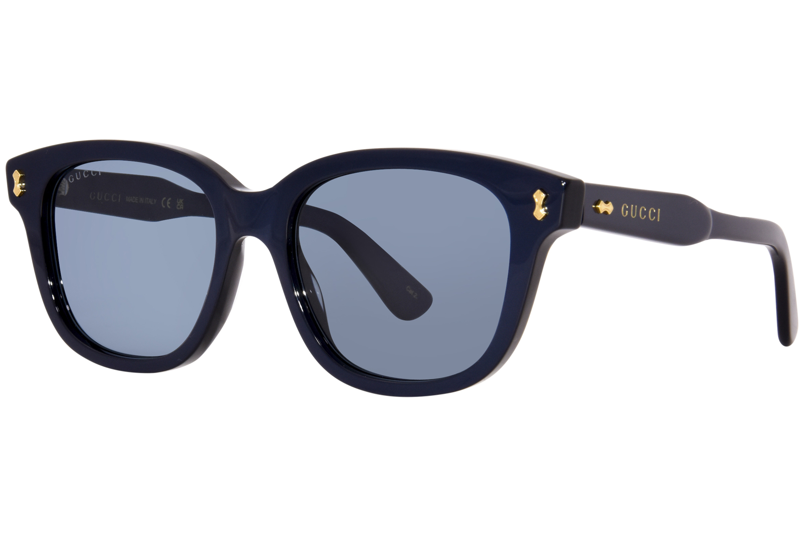 UPC 889652411675 product image for Gucci GG1264S 002 Sunglasses Men's Blue/Blue Square Shape 52 18 145 - Lens-52 Br | upcitemdb.com