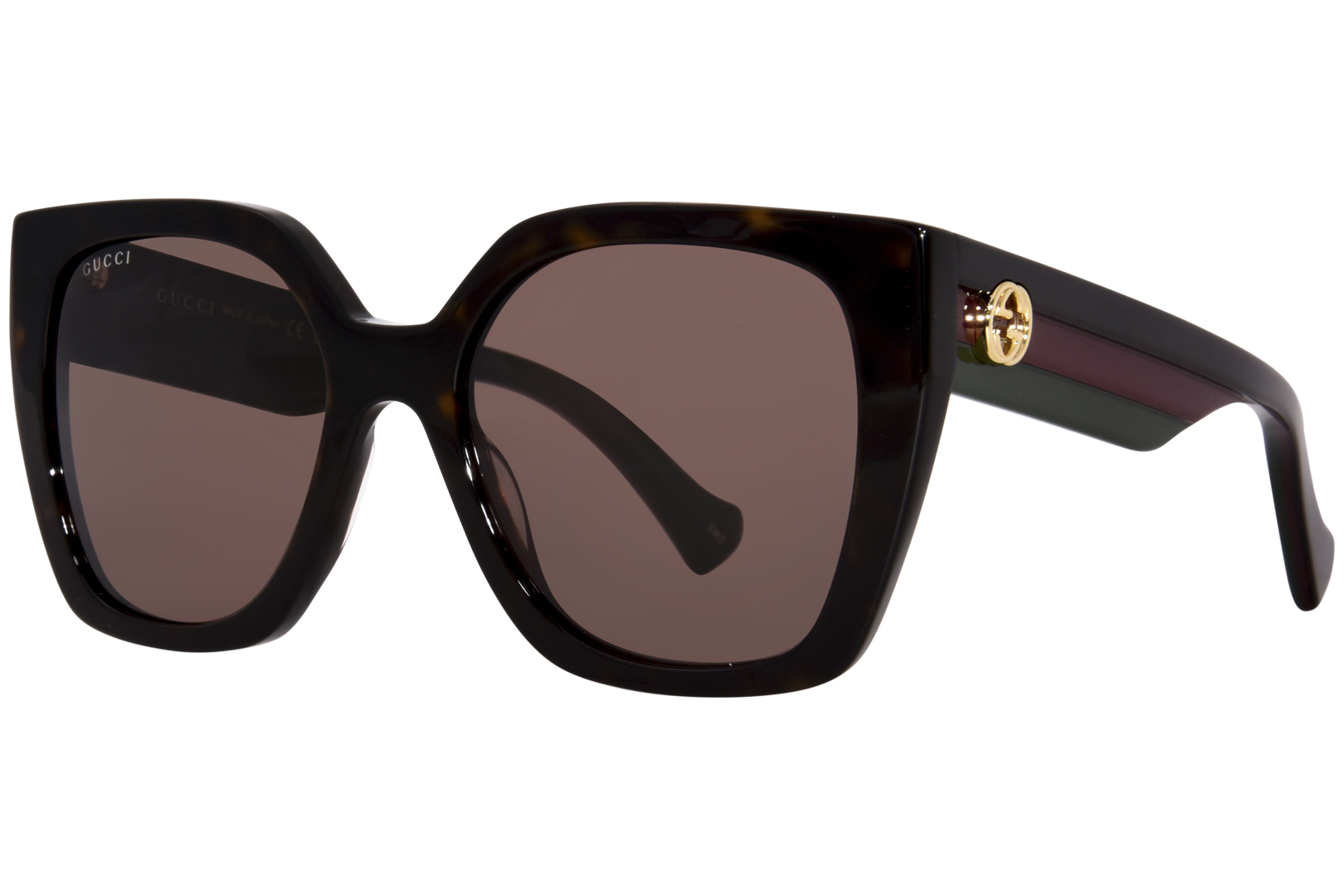 UPC 889652415352 product image for Gucci GG1300S 002 Sunglasses Women's Havana/Brown Square Shape 55 19 145 - Lens- | upcitemdb.com